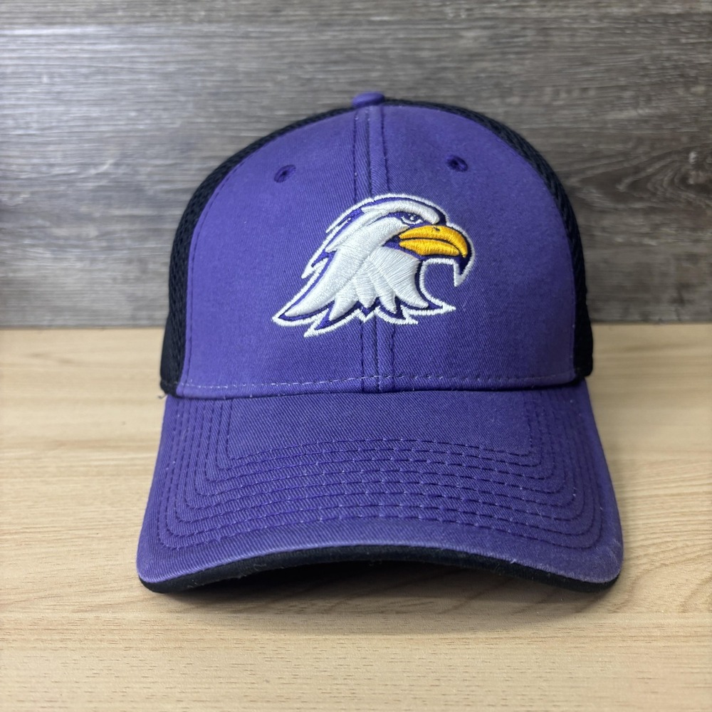 Ashland Eagles Hat Cap Fitted Mens One Size Purple Black NCAA College Trucker